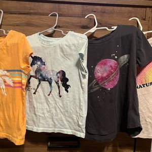 Bundle of short sleeve graphic t-shirts